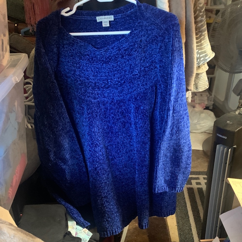 Catherines Royal Blue Crew Neck Sweater